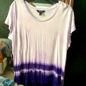 Purple tie-dyed Simply Vera tee